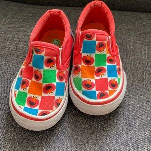 Slip on Sesame Street Elmo shoes!!!!